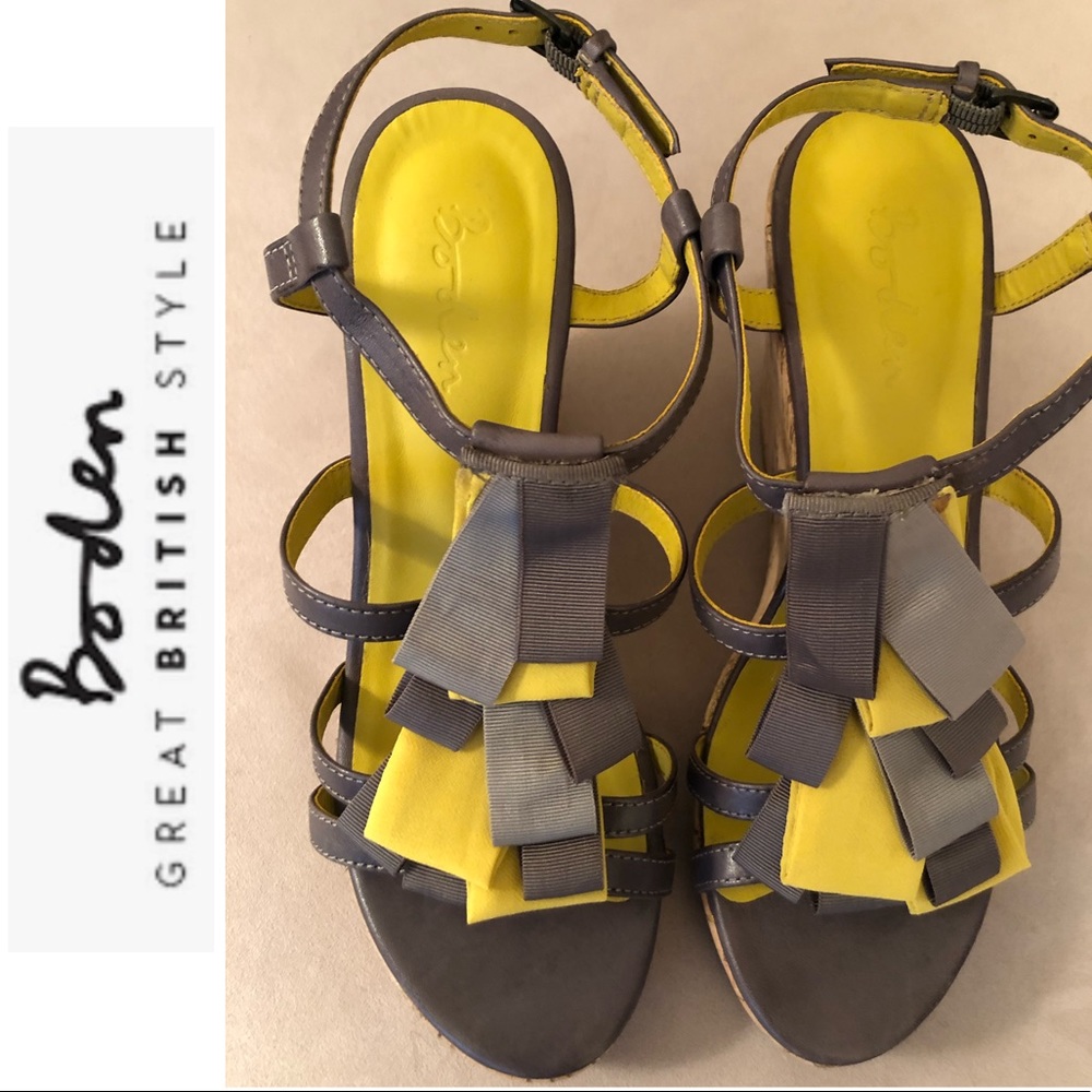 NWOT Cork Wedge Sandals